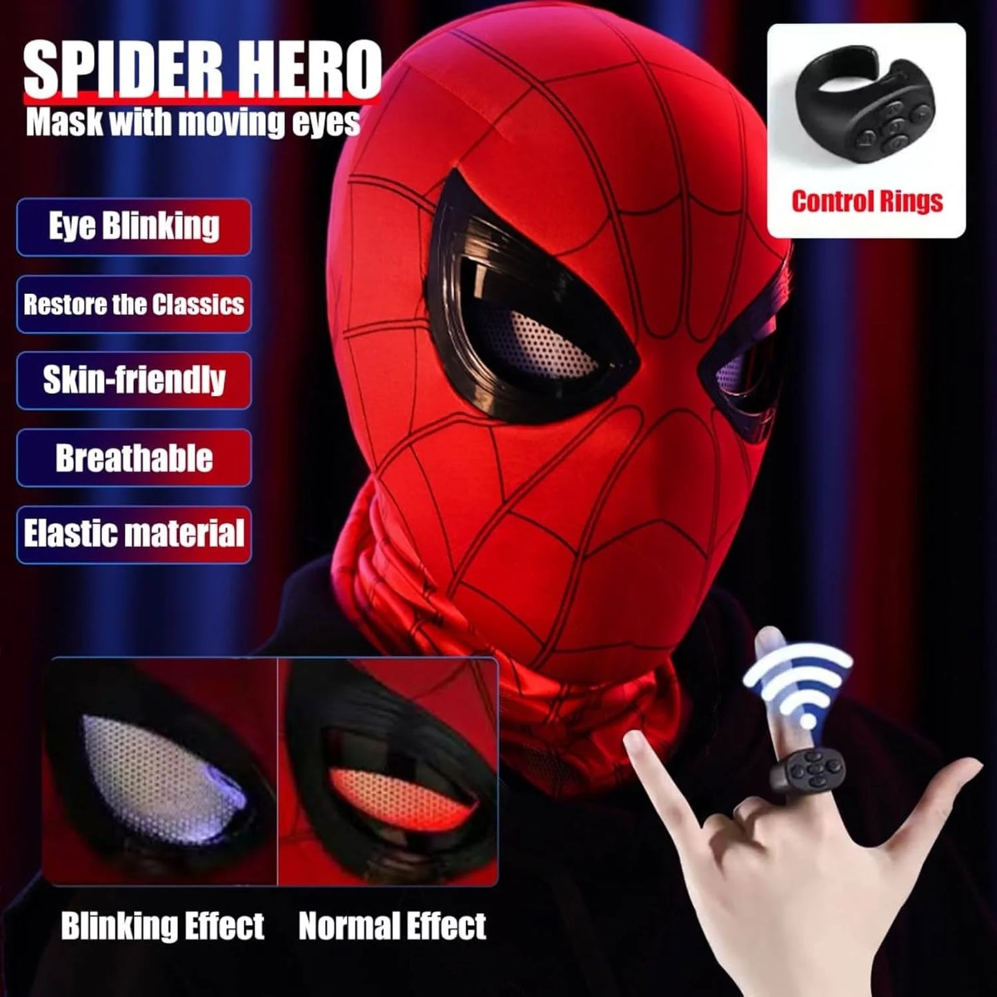 Ultimate Spider-Man Mask ( RED )
